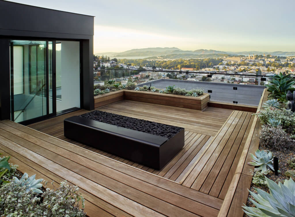 20+ Modern Rooftop Deck Design, Ide Terpopuler!